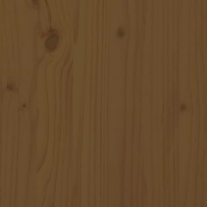 62x25x62 cm Solid Wood Pine - brown colour