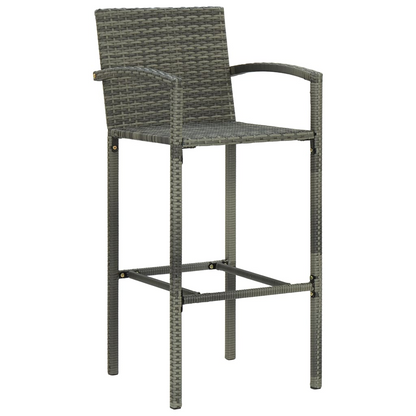 9 Piece Garden Bar - grey chair