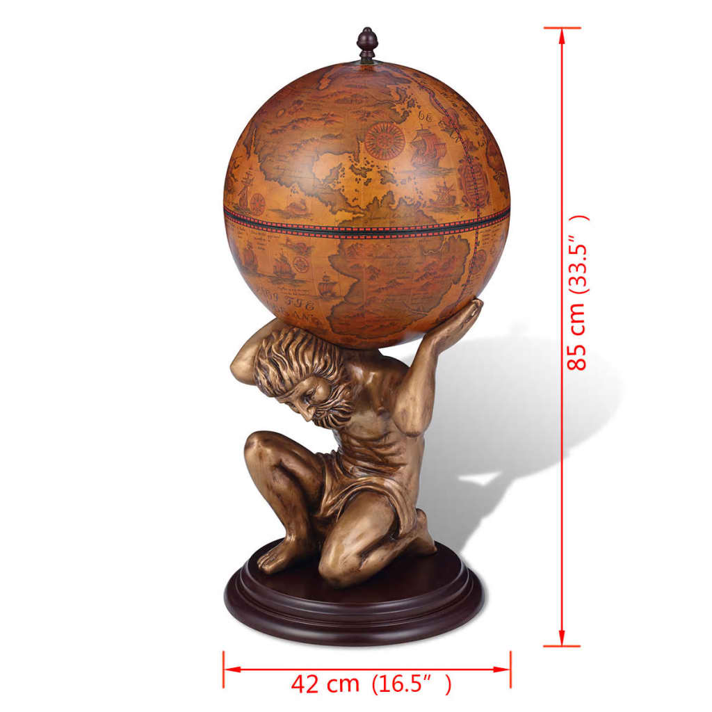 Atlas Globe design drink cabinet