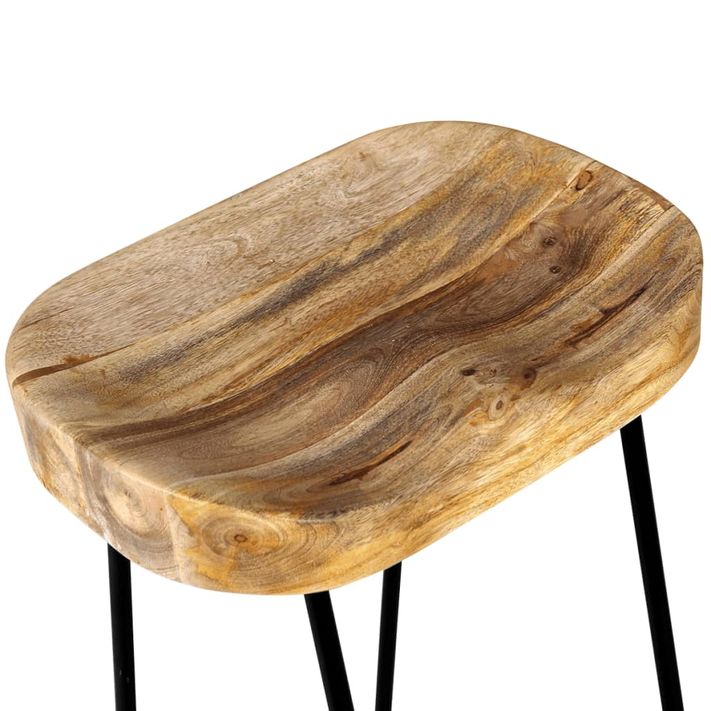 Bar Stools Solid Mango Wood