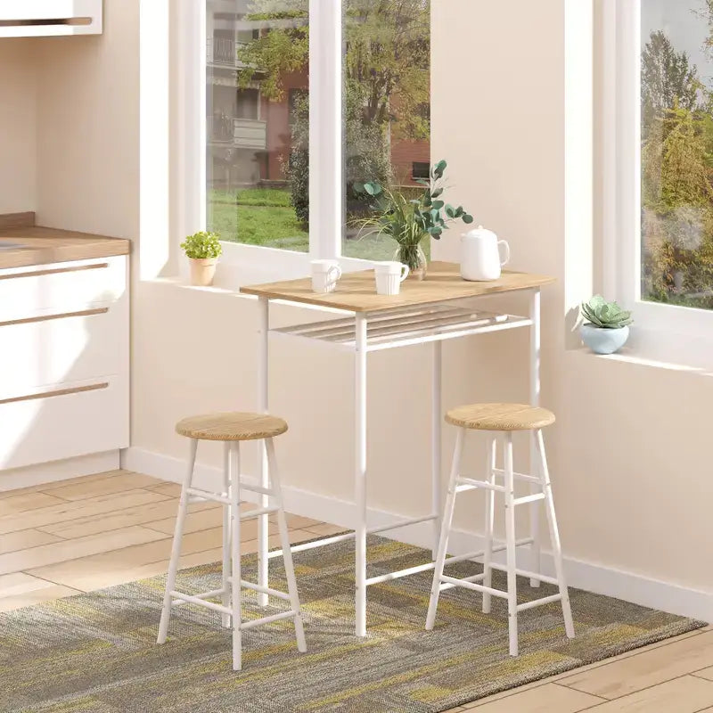 Bar Table & Stools Set - Kitchen