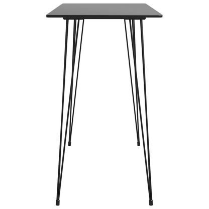 Black 5 Piece Bar Set - 4 legs
