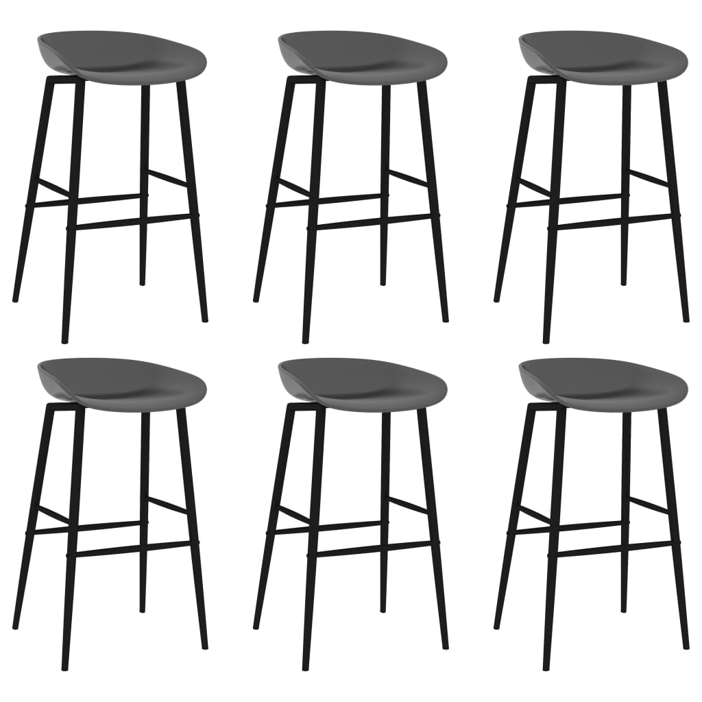 Black and Grey table bar stools