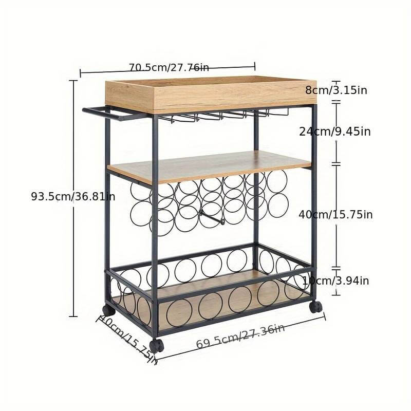 Drinks Breakfast Trolley Cart