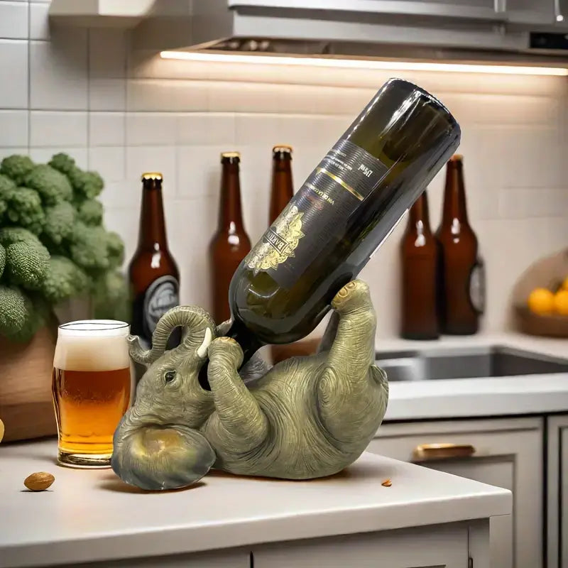 Elephant shaped Wine Bottle Holder