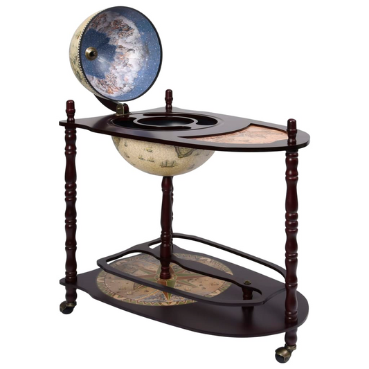 Eucalyptus Wood Green - globe drink stand