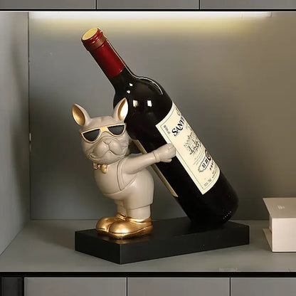 Funky French Bulldog Wine Holders