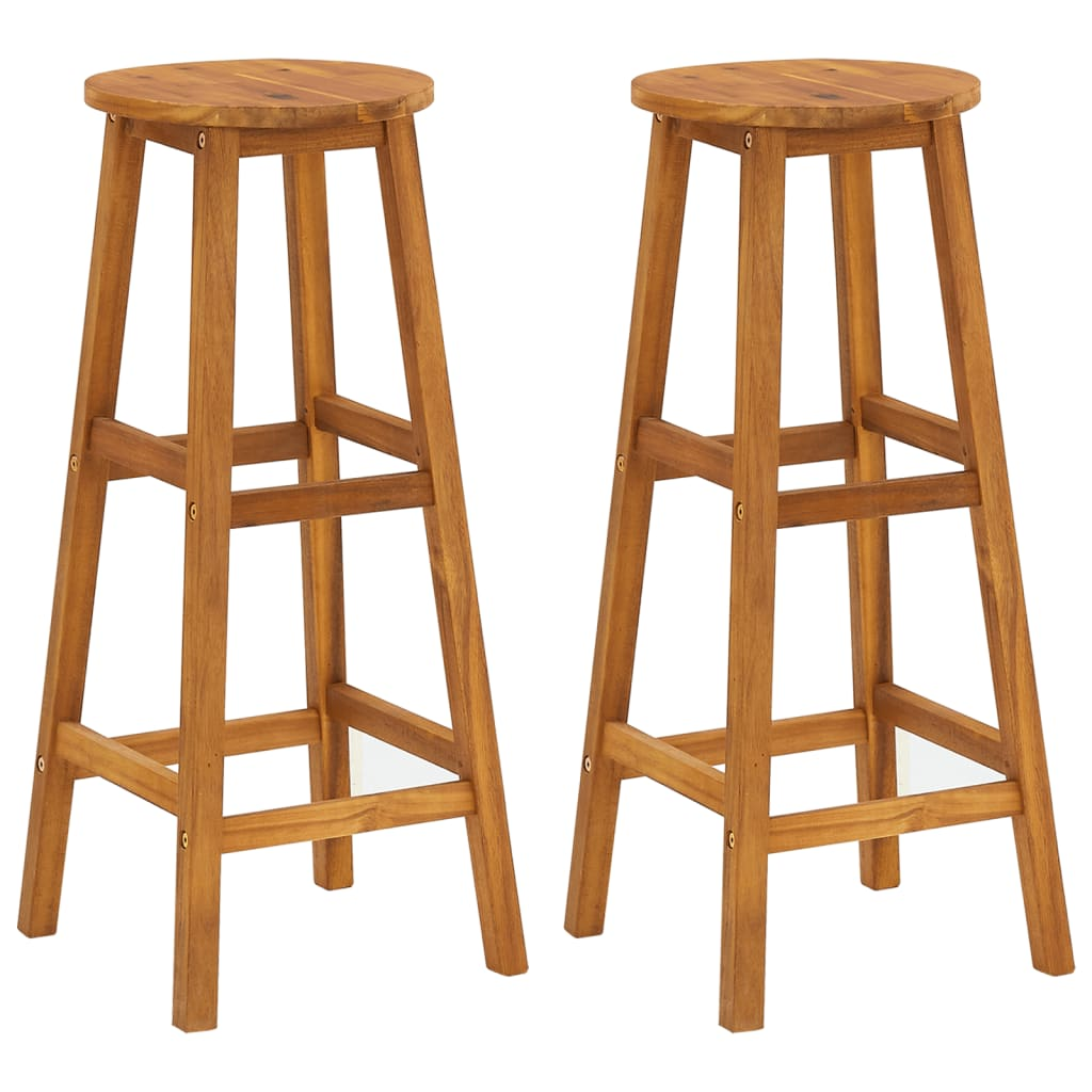 Garden Bar Set Solid Wood Acacia 3