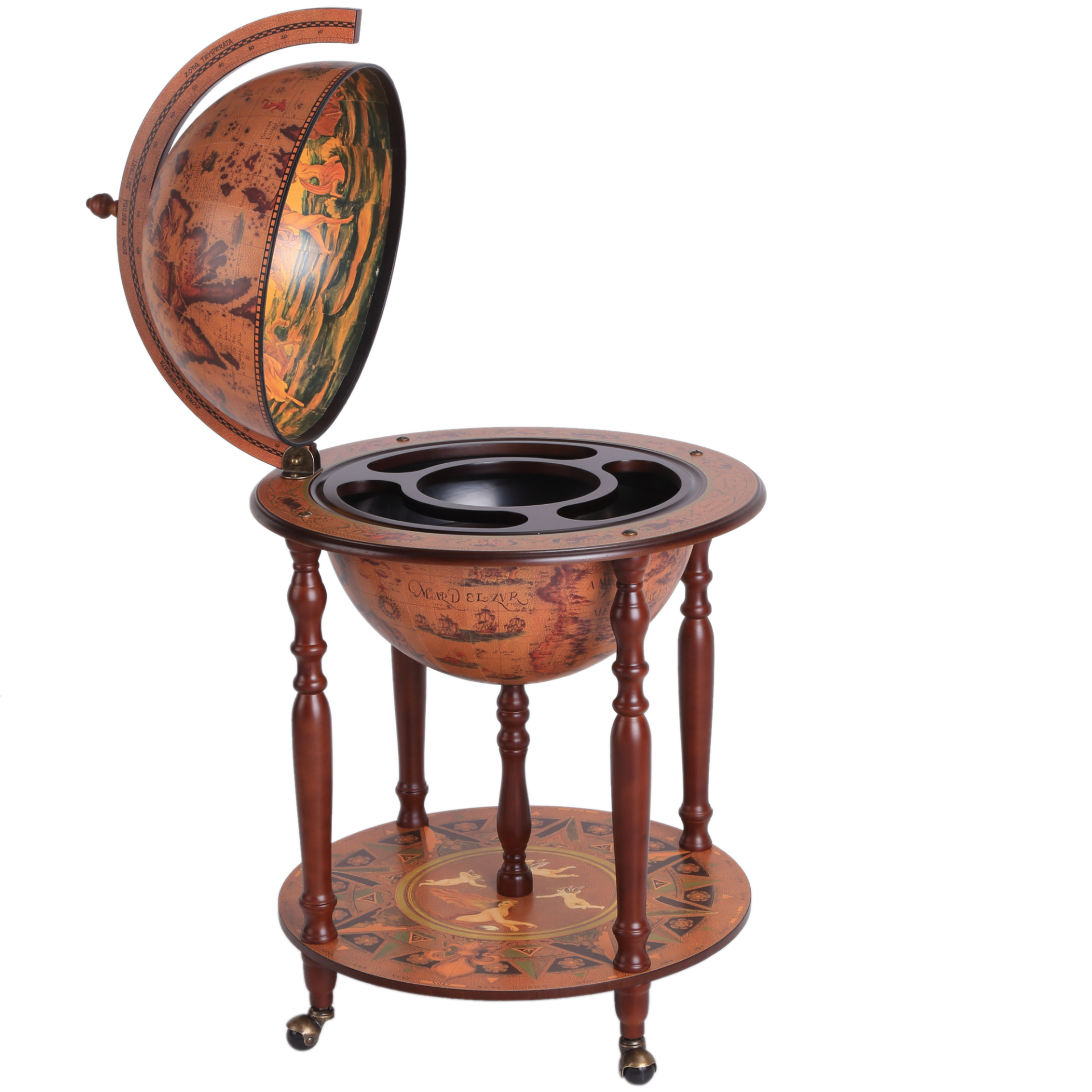 Globe Shaped Retro Style / Mini Bar Drink Cabinet 
