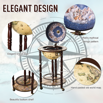 Globe Shaped Trolley Glass 