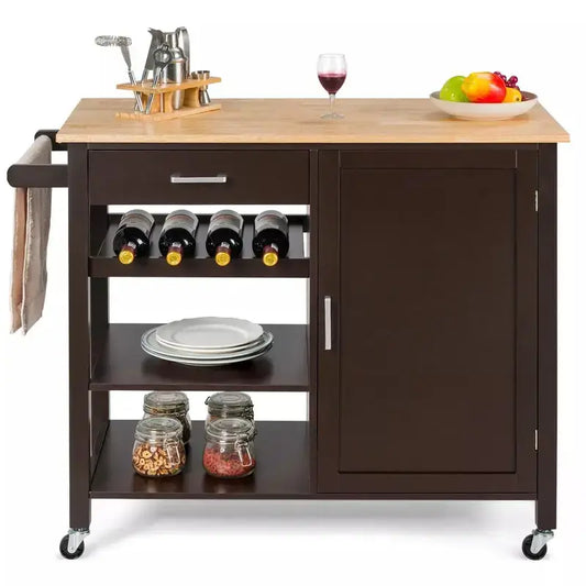 Kitchen Island Drinks Storage Cabinet