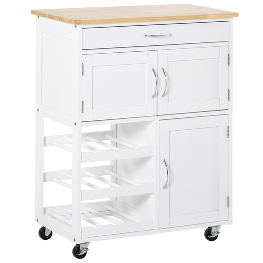 Modern Kitchen Trolley, Rolling Island Storage Cart