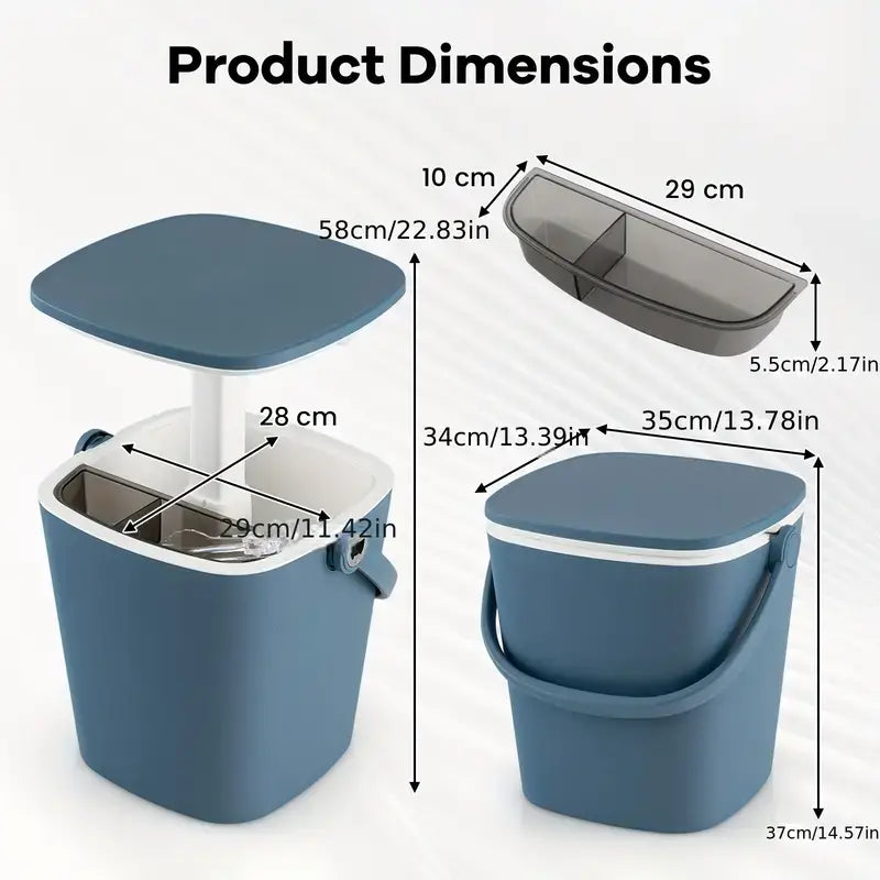 Portable Drinks Cooler & Mini Side Table