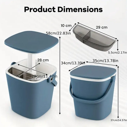 Portable Drinks Cooler & Mini Side Table