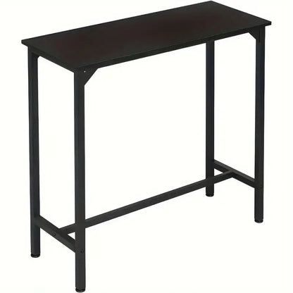 Slimline Kitchen Table - colour black