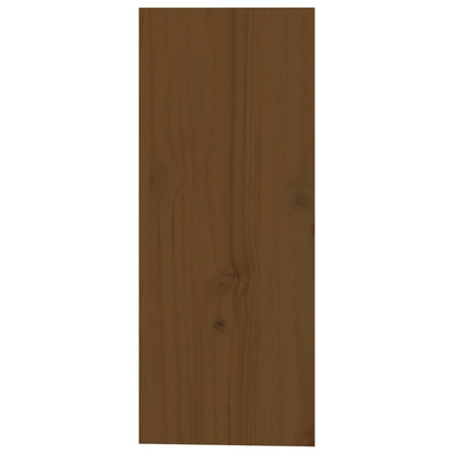 Solid Wood Pine - Wine Unit Honey Brown 62x25x62cm 