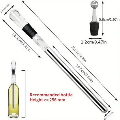 Steel Wine Chiller With Easy Pourer