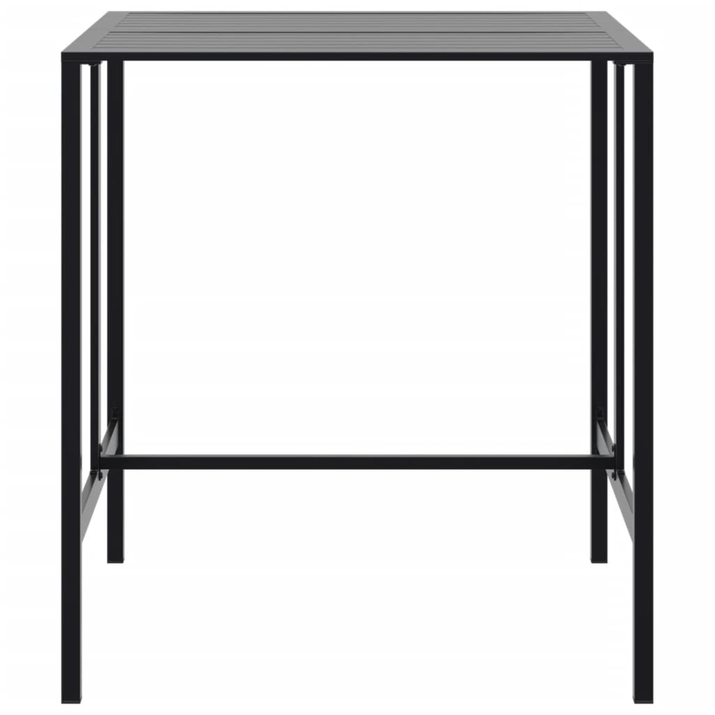 Table Black 100x100x110 cm Powder-coated Steel