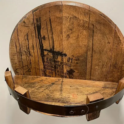 Timeless Barrel Wall-Mounted Liquor Rack