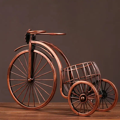 Tricycle Wine Rack With Glass Holder
