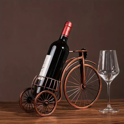 Tricycle Wine Rack With Glass Holders