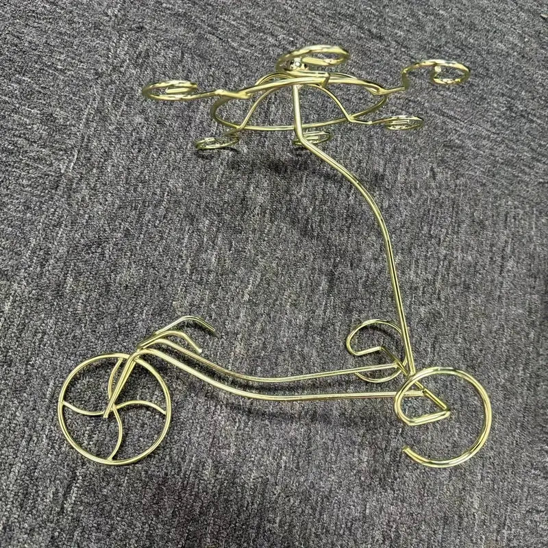 Unique Metal Wine Rack