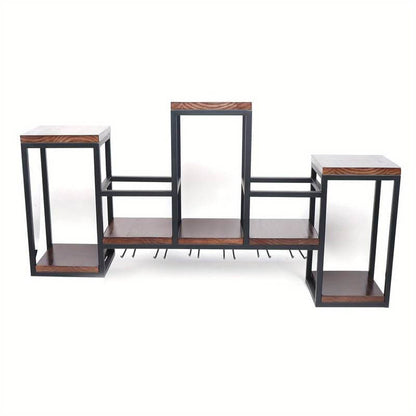 Vintage Bottle Shelf Restaurant Bar