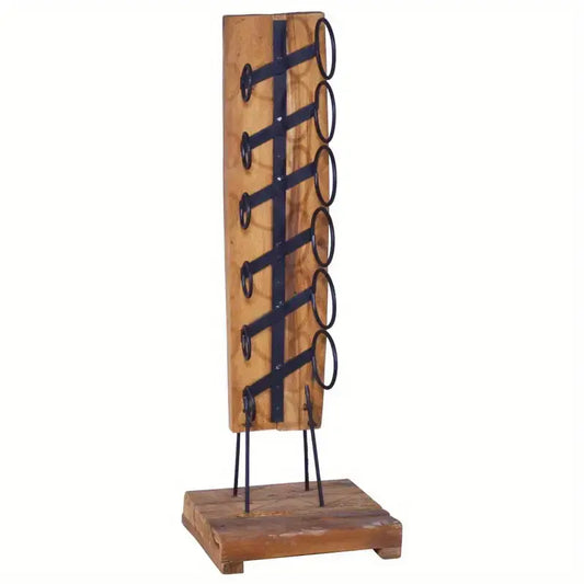 Vintage Style Wooden Wine Rack