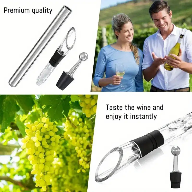 Wine Chiller With Easy Pourer