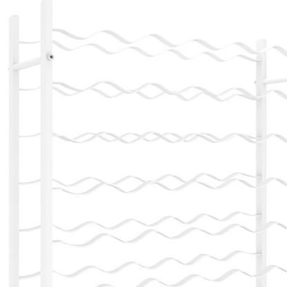 Wine Rack - 36 Bottle white metal