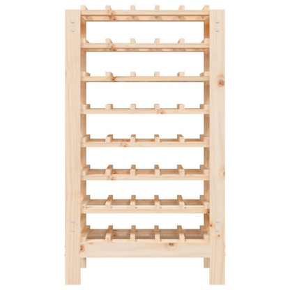 Wine Rack 61.5x30x107.5 cm Wood Solid Pine