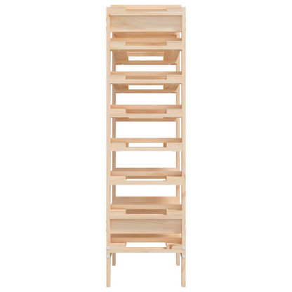Wine Rack 61.5x30x107.5cm Wood Solid Pine