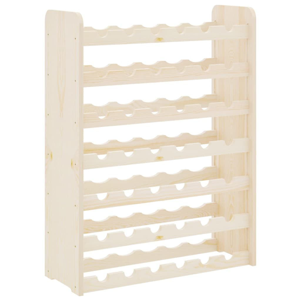 Wine Rack 67.5x25x87 cm Solid Wood Pine