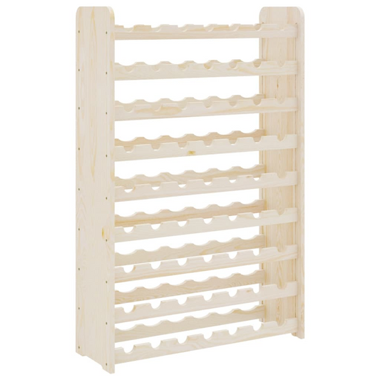 Wine Rack 72.5x25x111.5 cm Solid Wood Pine