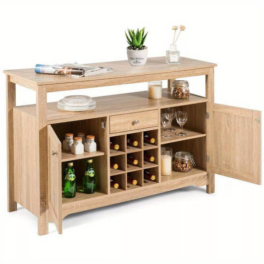 Wine Rack Sideboard Rustic 