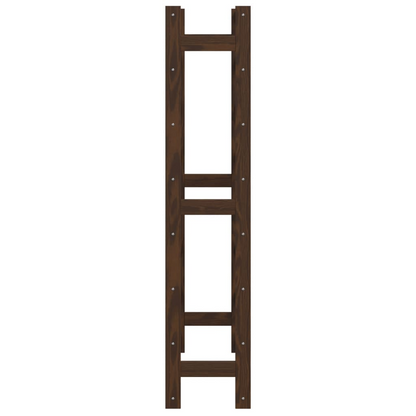 Wine Rack for 56 Bottle Brown pine Solid Wood