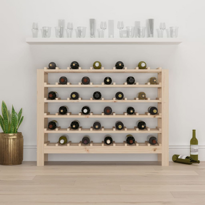 Wine Racks 109.5x30x82 cm Solid Wood Pine