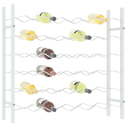 Wine Racks for 36 Bottle White Metal