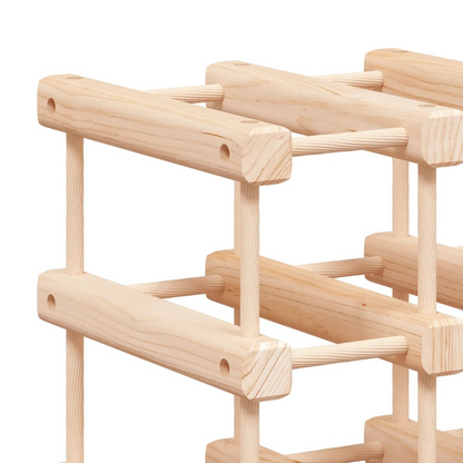 Wine Racks for 42 Bottle 68.5x23x68.5 cm pine wood