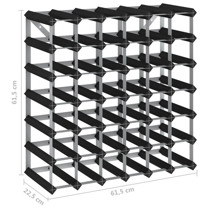 Wine Racks for 42 Bottle Black Pine Wood