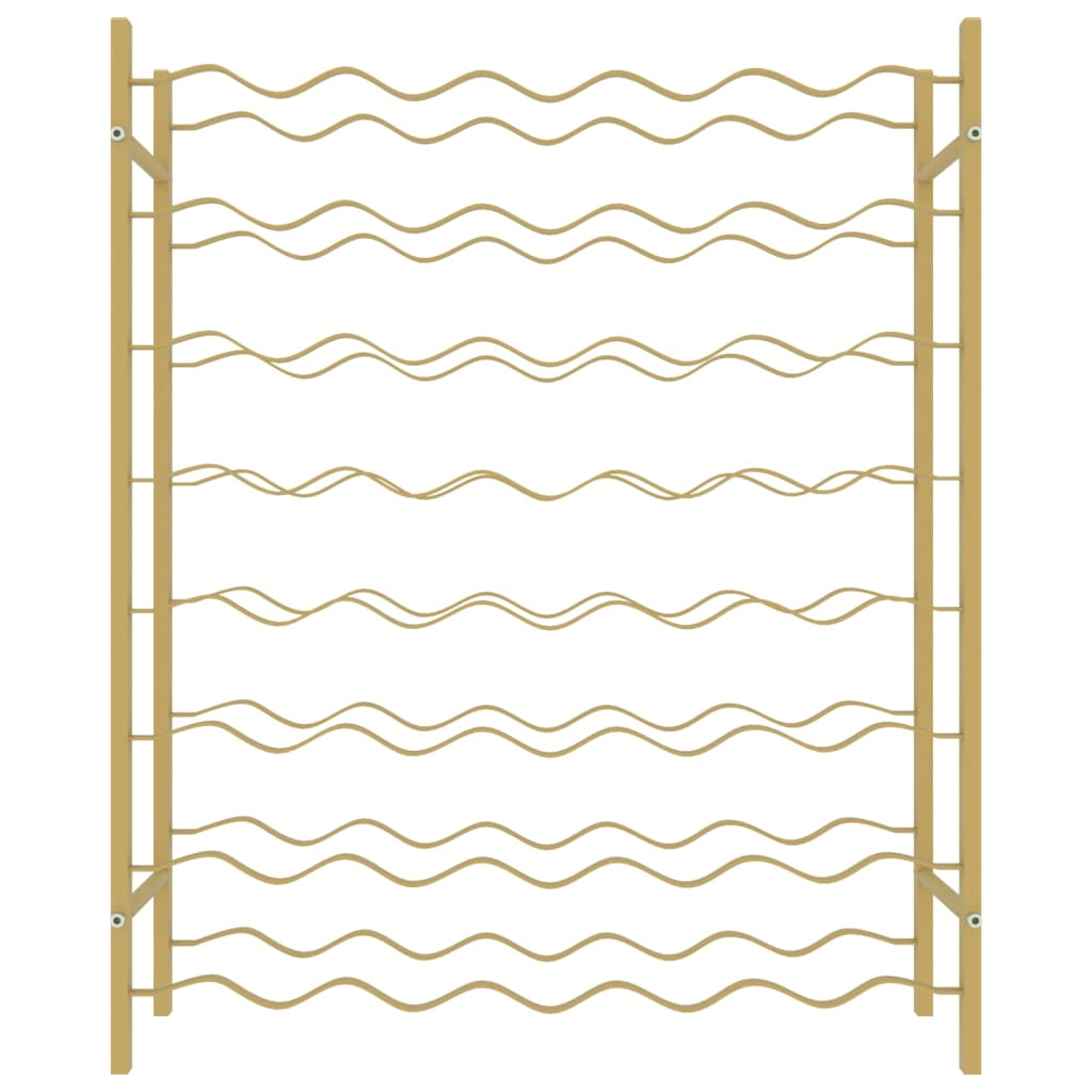 Wine Racks for 48 Bottle Gold Metal