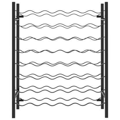 Wine Racks for 48 Bottles Black Metal