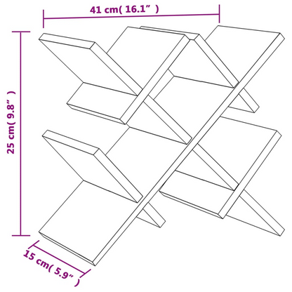 Wine Racks for 5 Bottle 41x15x25 cm Bamboo 
