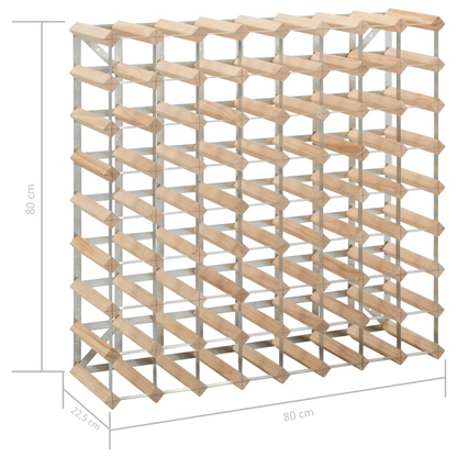 Wine Racks for 72 Bottles Solid Pine