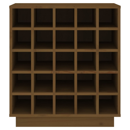 Wine Units Honey Brown 55.5x34x61 cm Solid Wood Pine