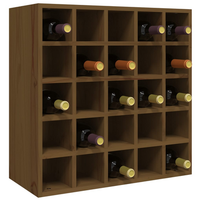 Wine Units Honey Brown 56x25x56 cm Solid Wood Pine