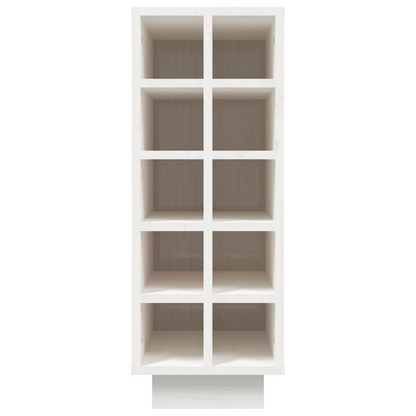 Wine Units White 23x34x61 cm Solid Wood Pine