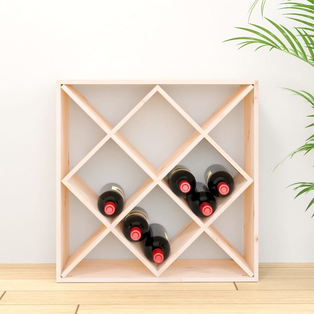 Wine unit 62x25x62 cm Solid Wood Pine