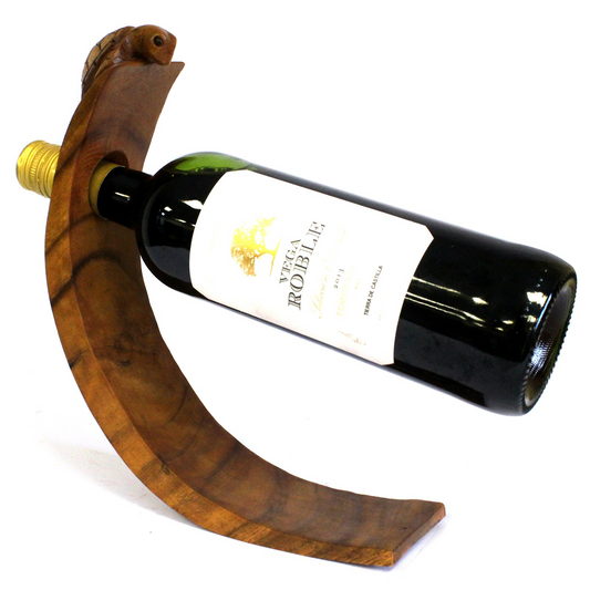 Wooden Balance Wine Holders - Turtle