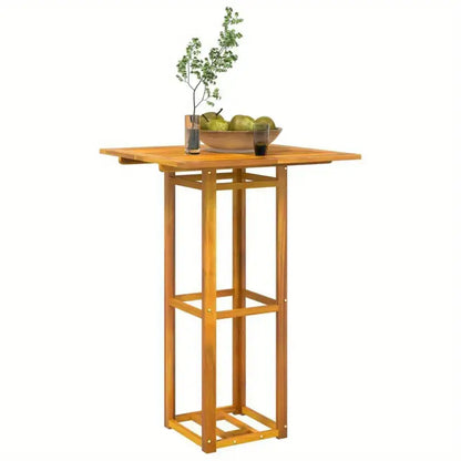 Wooden Square Bistro Table